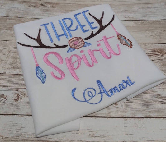 Embroidered Kid's Birthday Shirt