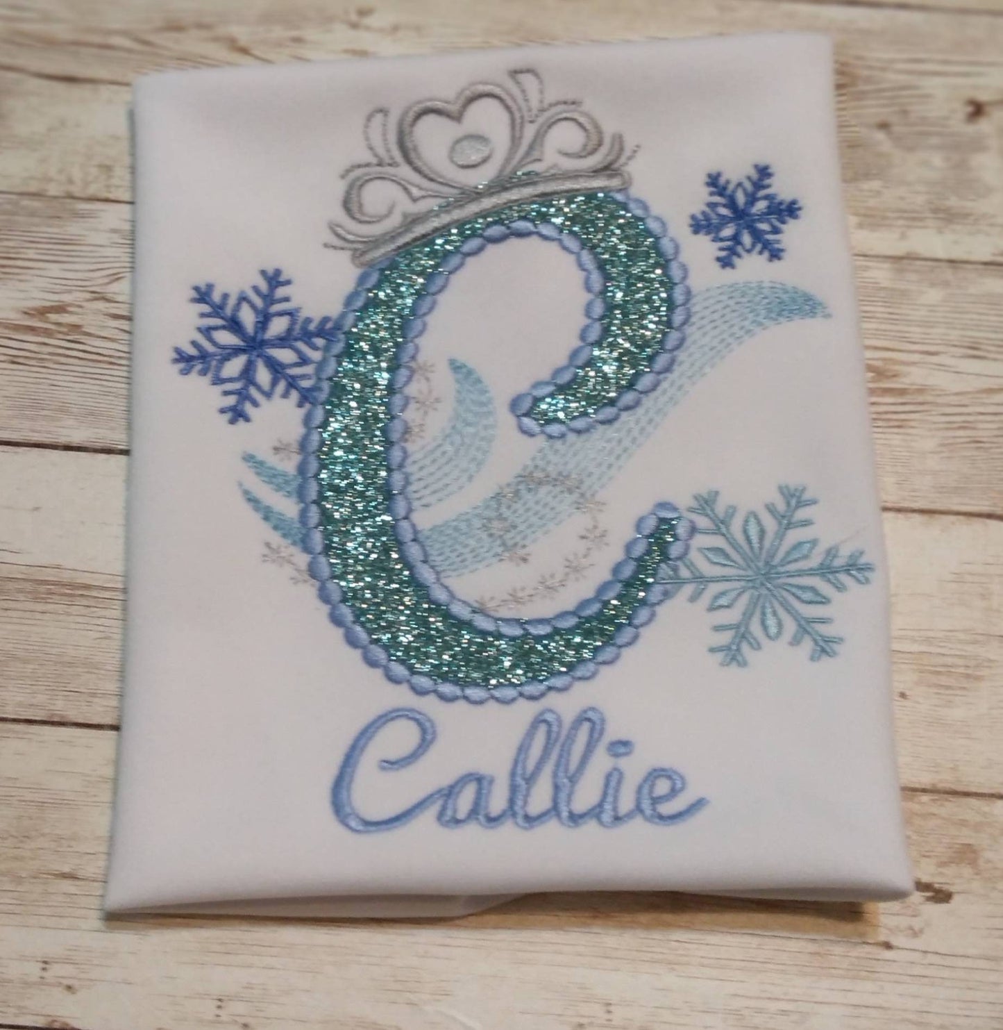 Winter Wonderland Embroidered Personalized Shirt
