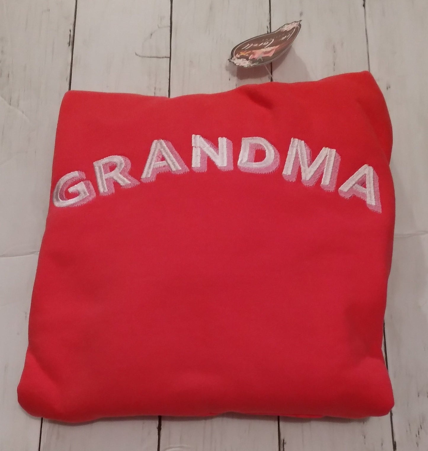 Embroidered Paprika Hoodie