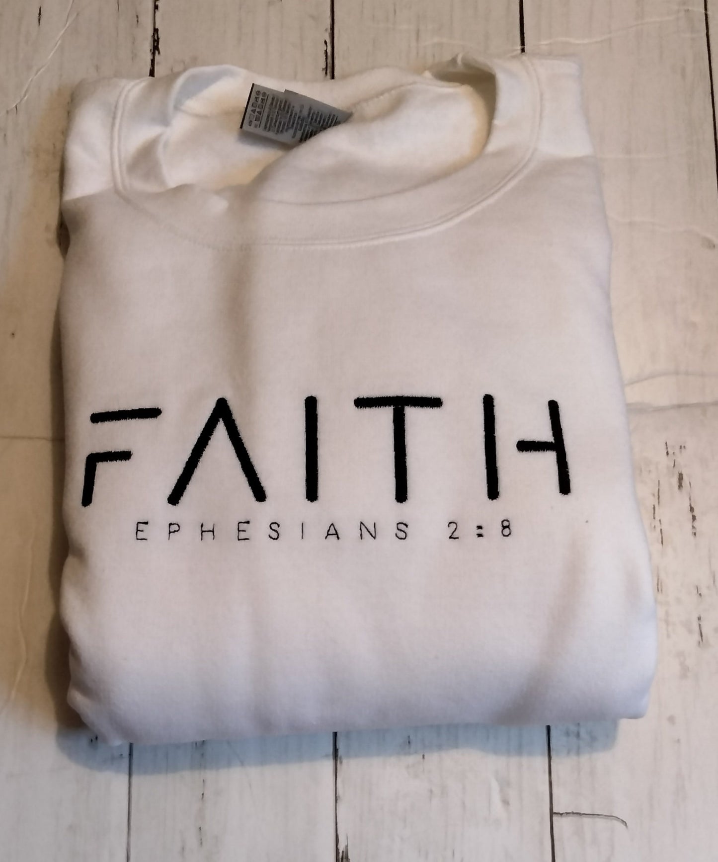 Faith Embroidered Crewneck