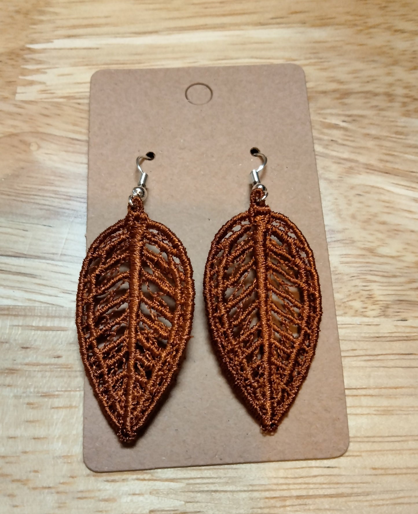 Bridesmaid Embroidered Earrings