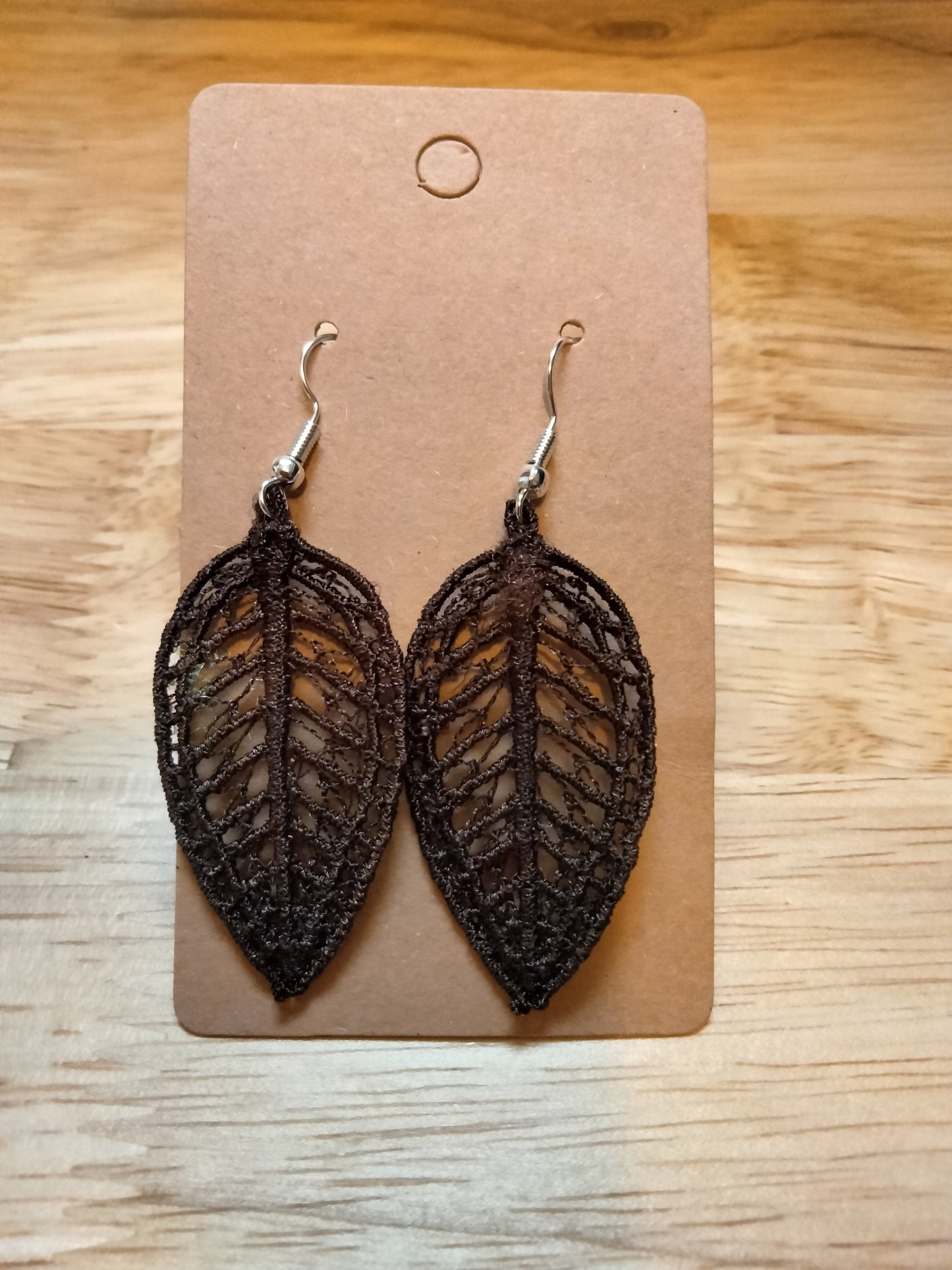 Bridesmaid Embroidered Earrings